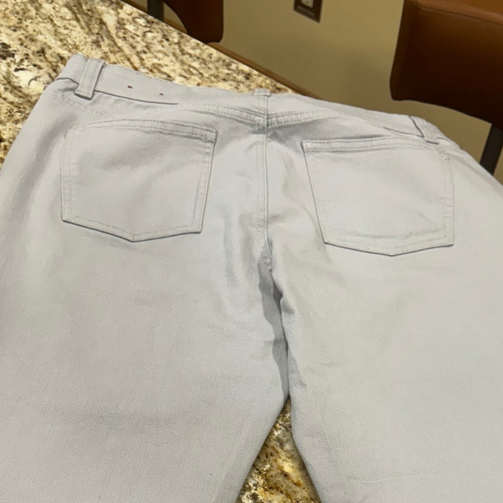Talbots Simply Flattering 5 Pocket jeans- LOVELY GRAY size 12Petite - EUC! - Picture 14 of 15